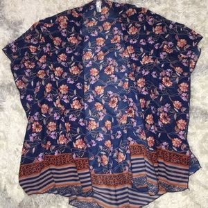 Live 4 Truth Sheer Floral Cardigan Kimono